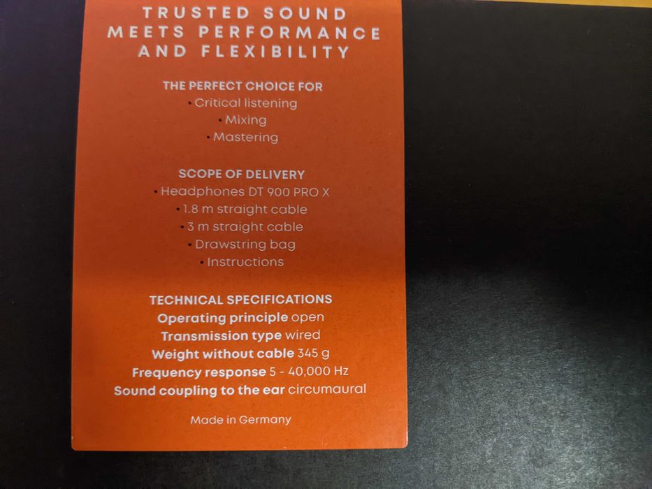 Студийные наушники Beyerdynamic DT 900 PRO X 48 ohm