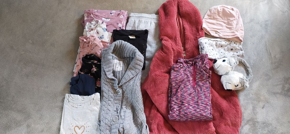 Wielka paka na jesien i zime dla dziewczynki R 146-154