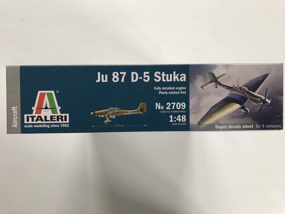 Samolot Ju D-5 Stuka model Italeri 2709