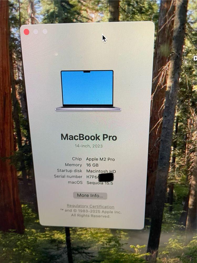 APPLE MacBook Pro 2023 14” Retina M2 Pro