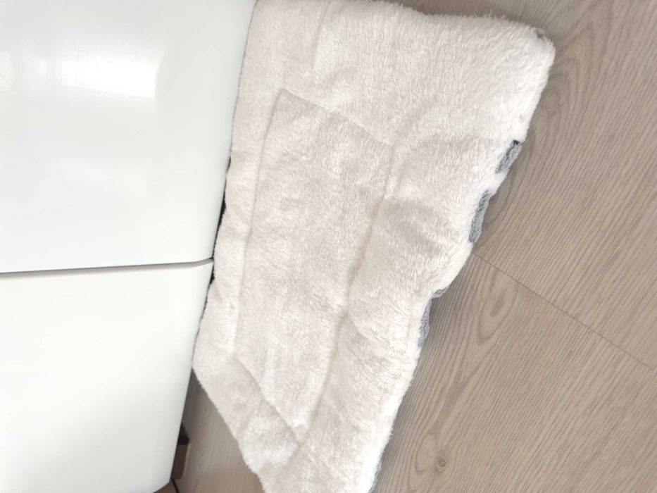 Ліжко/килимок для собак і котів, сірий з ведмедиками