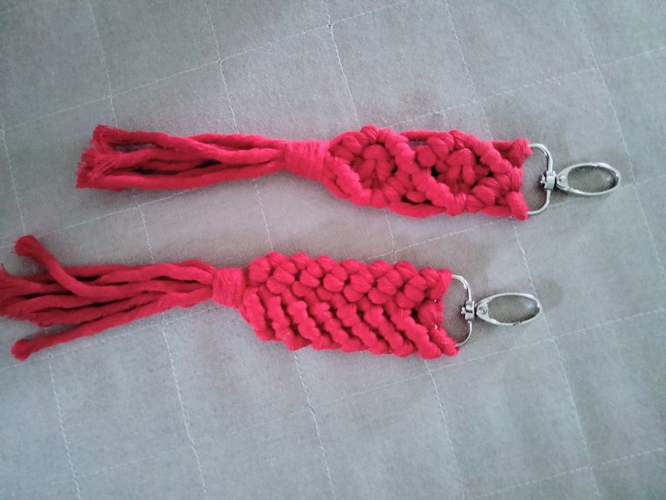 Porta chaves macramé
