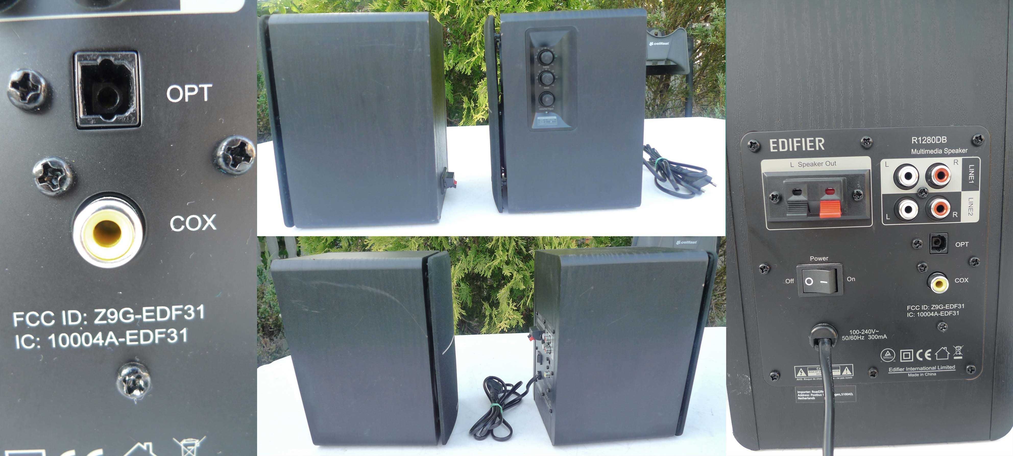 Głośniki komputerowe 2.0 Edifier R1280DB 2x21W Bluetooth Bass Reflex