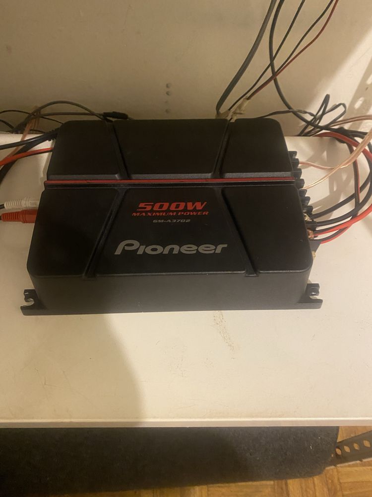 Amplificador Pioneer e Ground Zero