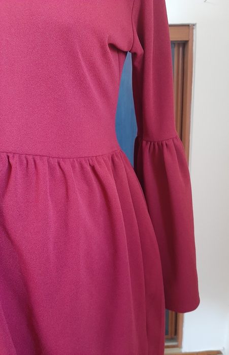 Ładna sukienka ciążowa bordo Fasardi M