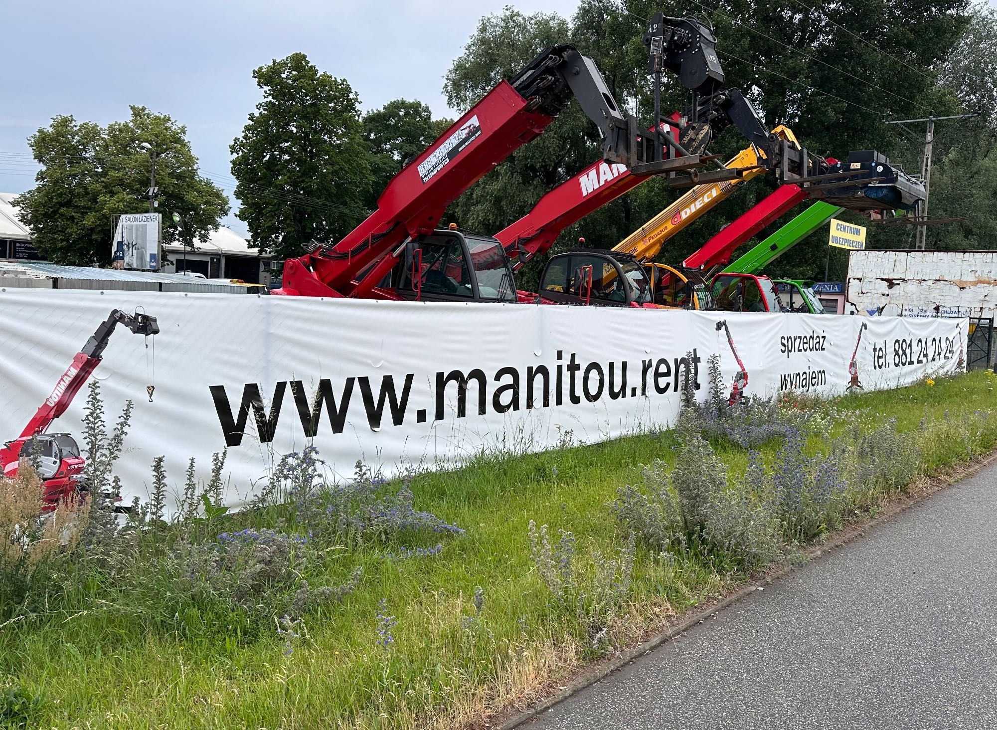 Ładowarki teleskopowe obrotowe MANITOU, MERLO, DIECI, MAGNI