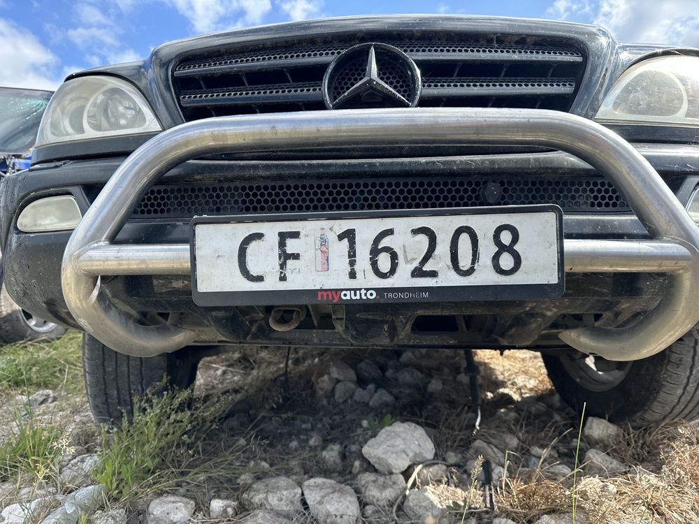 Бампер mercedes ml w163 перед кенгурятник