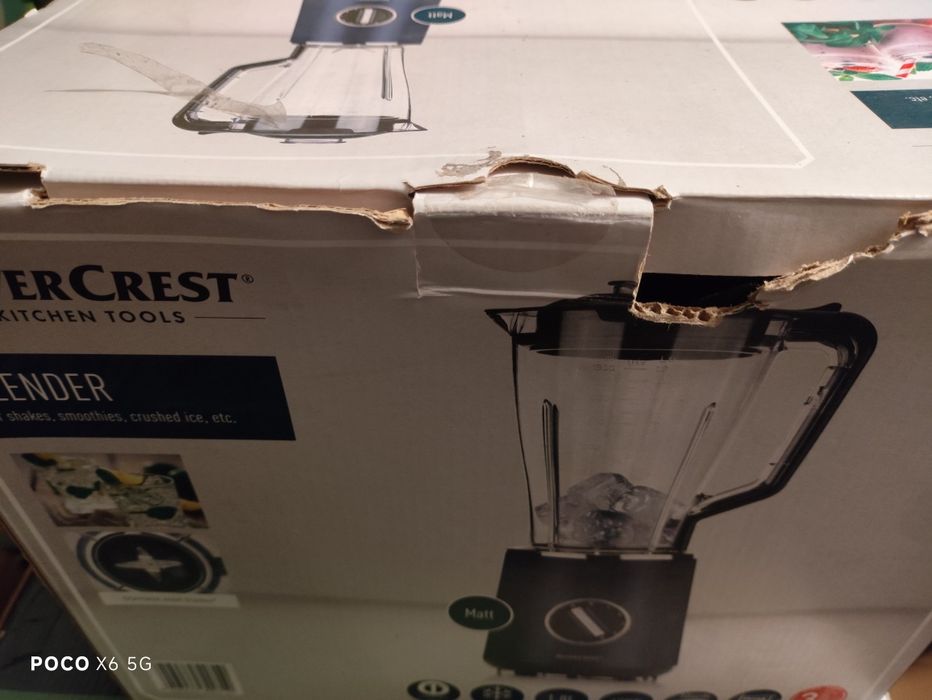 Silvercrest blender kielichowy 1.8L 600W nowy.