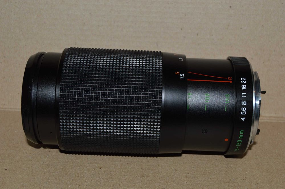 Об'єктив Yashica ML75-150 F4.0 Auto Mamiya Sekor SX 55mm f1.8