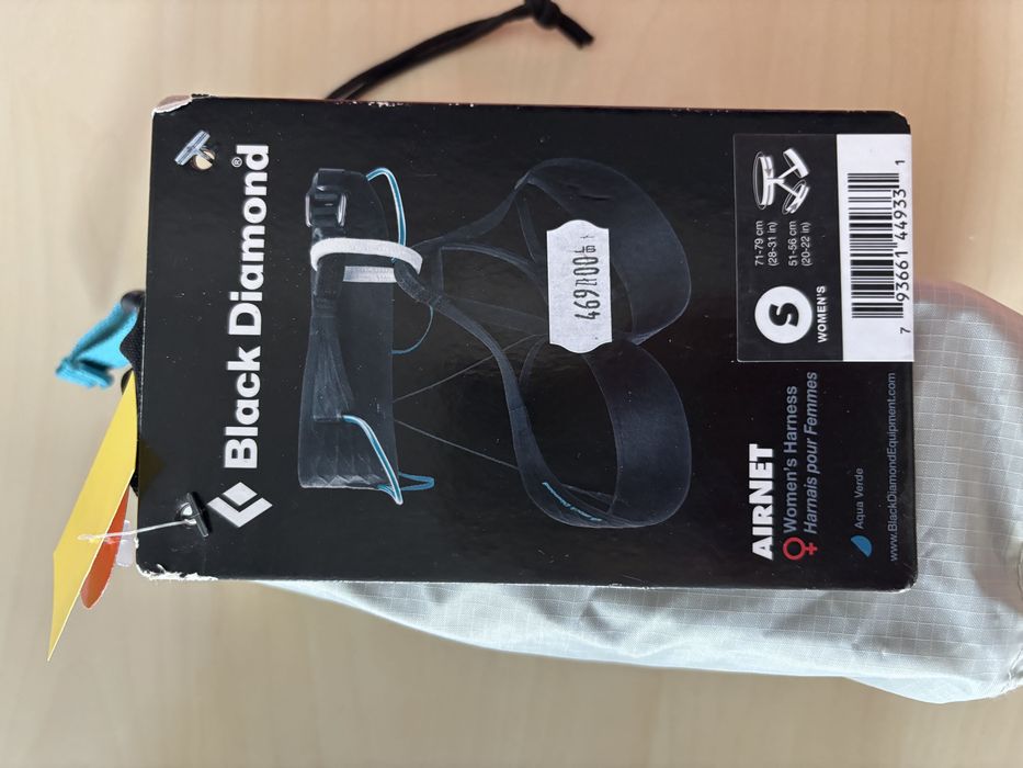 Uprząż wspinaczkowa damska - Black Diamond S AIRNET
