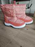 Śniegowce, buty zimowe dla dziewczynki 5 10 15, różowe, roz. 30, nowe
