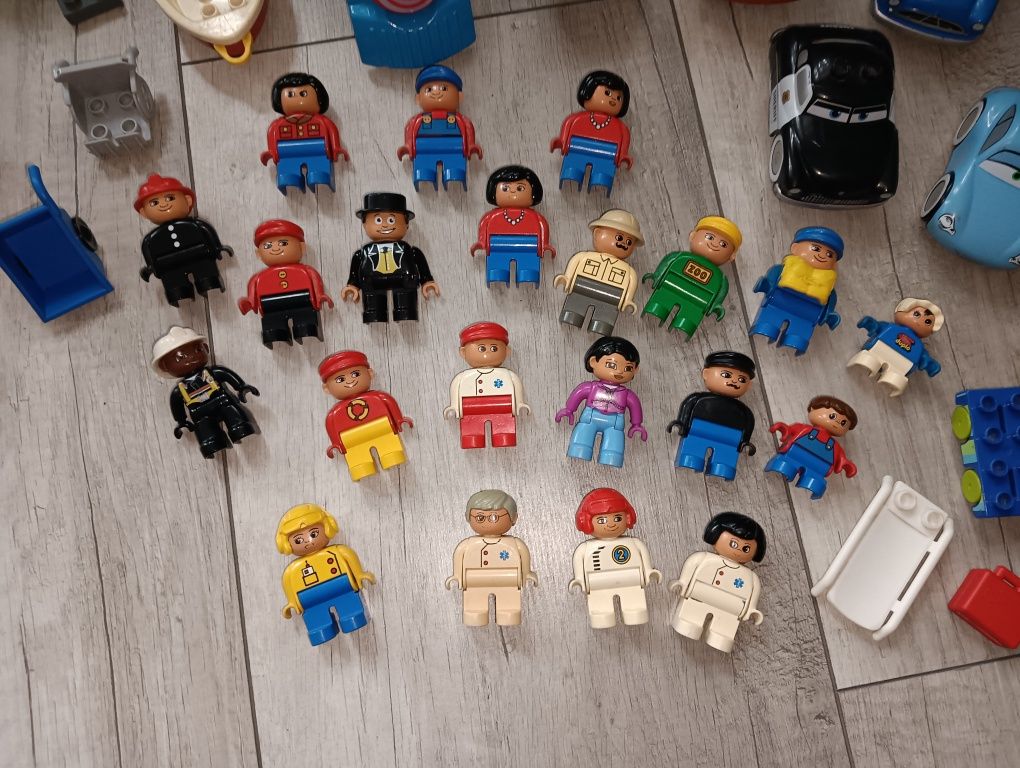 Klocki LEGO Duplo Auta, ludziki, dinozaury oraz Wadera