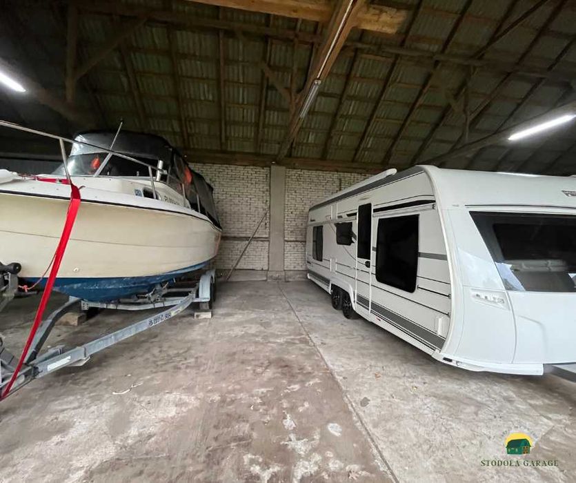 Zimowane garażowanie przyczep kempingowych, łodzi, kamperów, aut