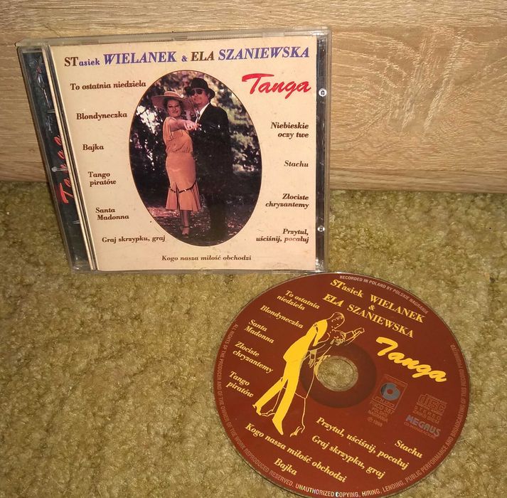Stasiek Wielanek  & Ela Szaniewska / TANGA / CD / IDEALNA- /