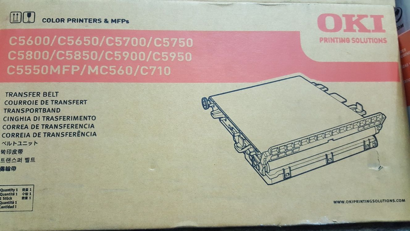 belt OKI original impressora c5650 c5750 c5850 c5950