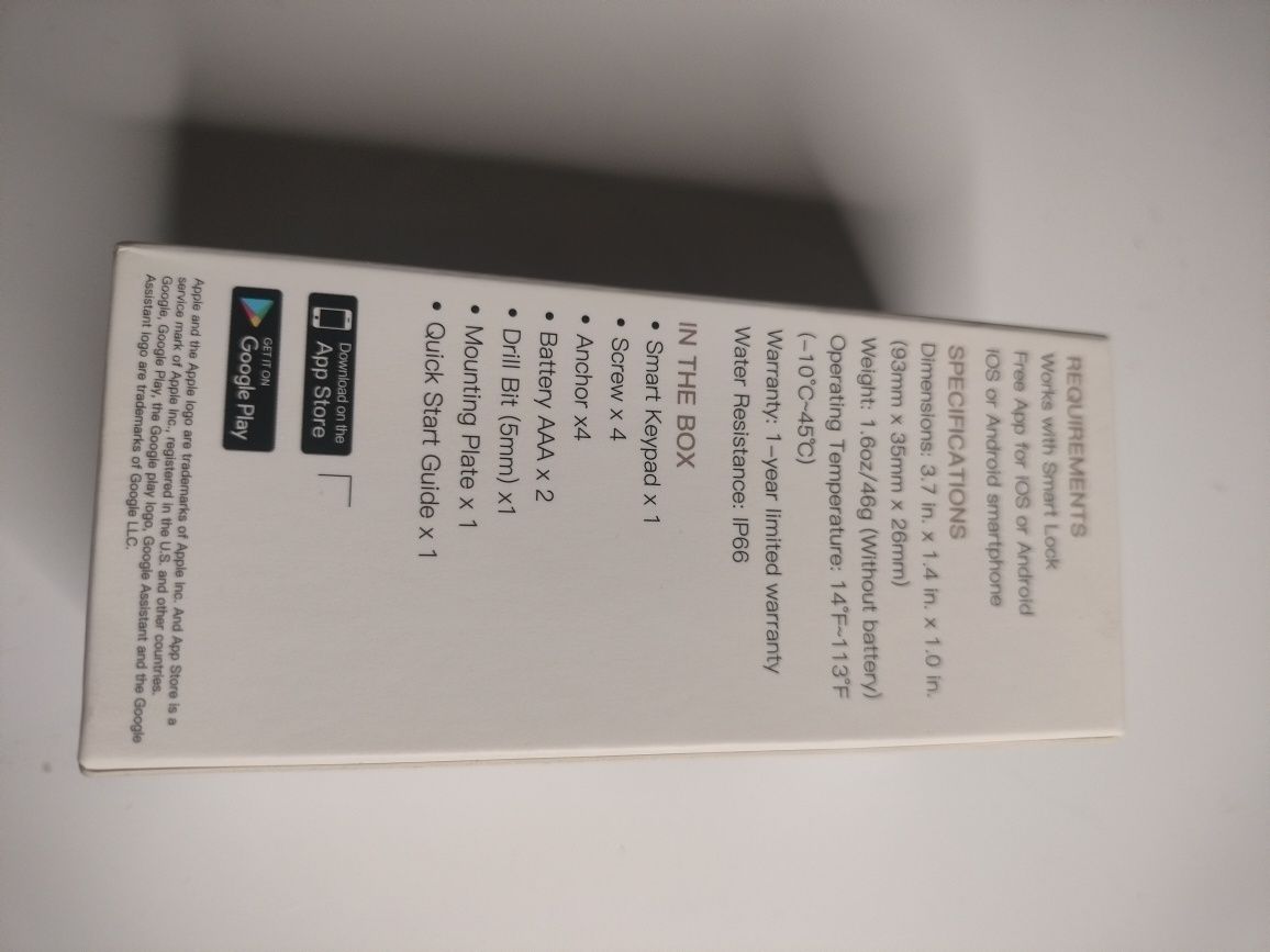Yale Smart Keypad Inteligentna Klawiatura szyfrowa Moes KPBOB01 Smart