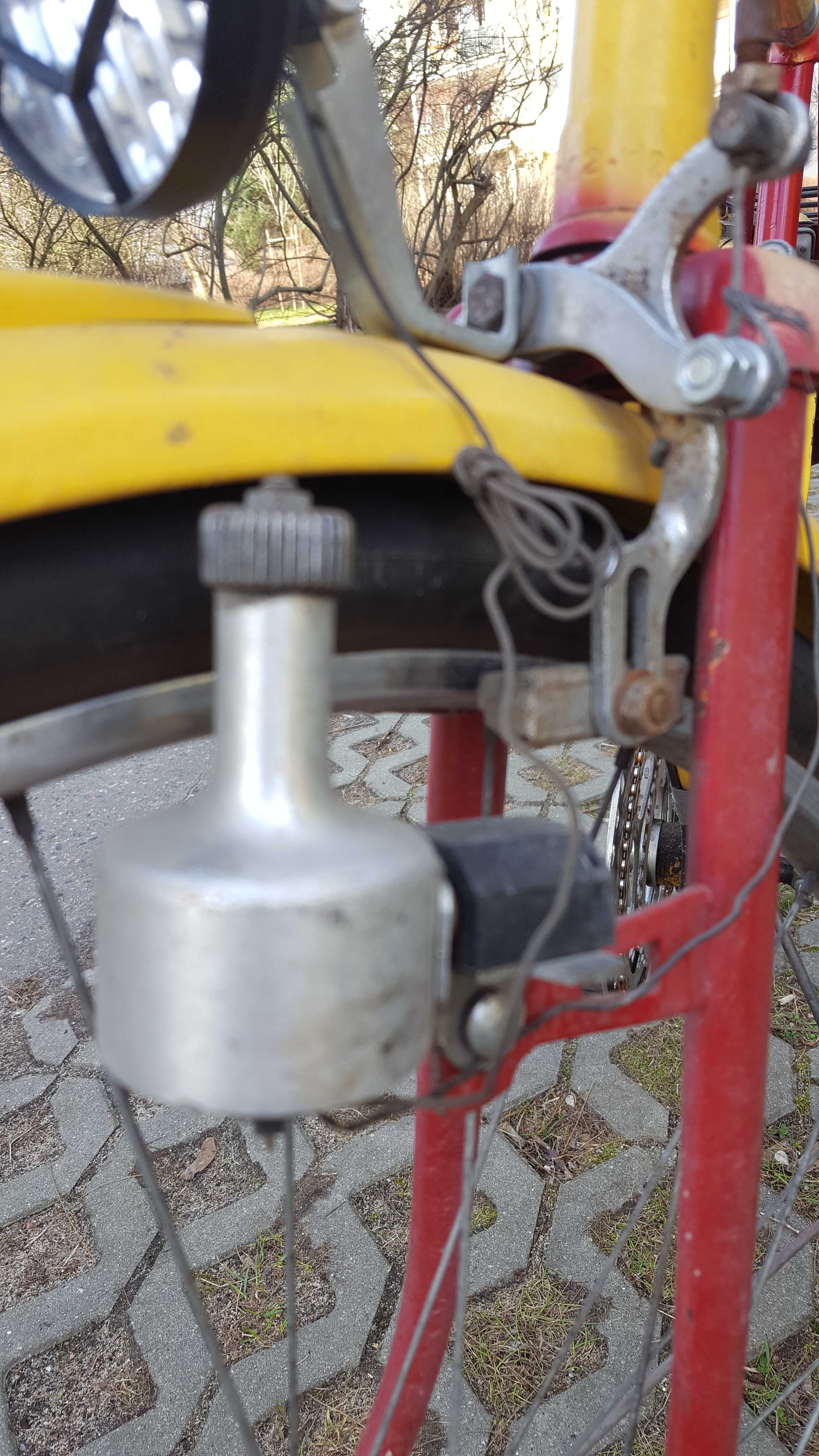 Rower miejski vintage prl Ukraina po przerobkach