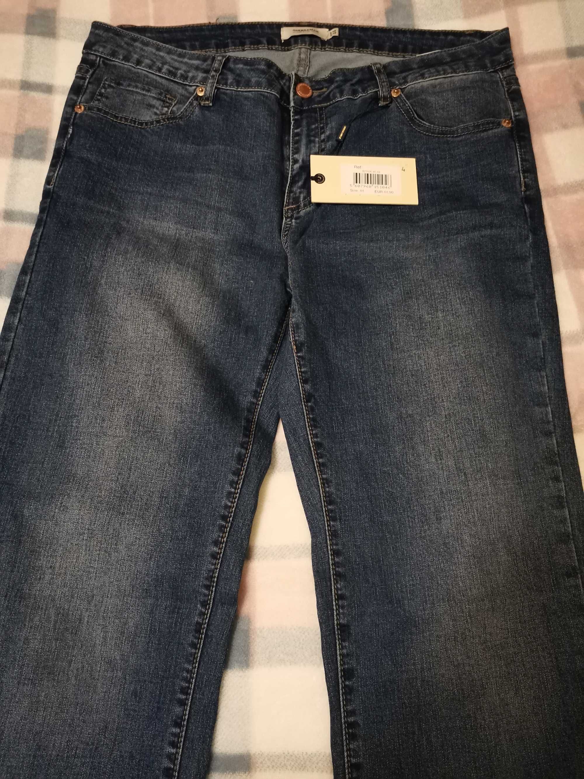 Calças de ganga/Jeans Quebramar azul médio - Novas