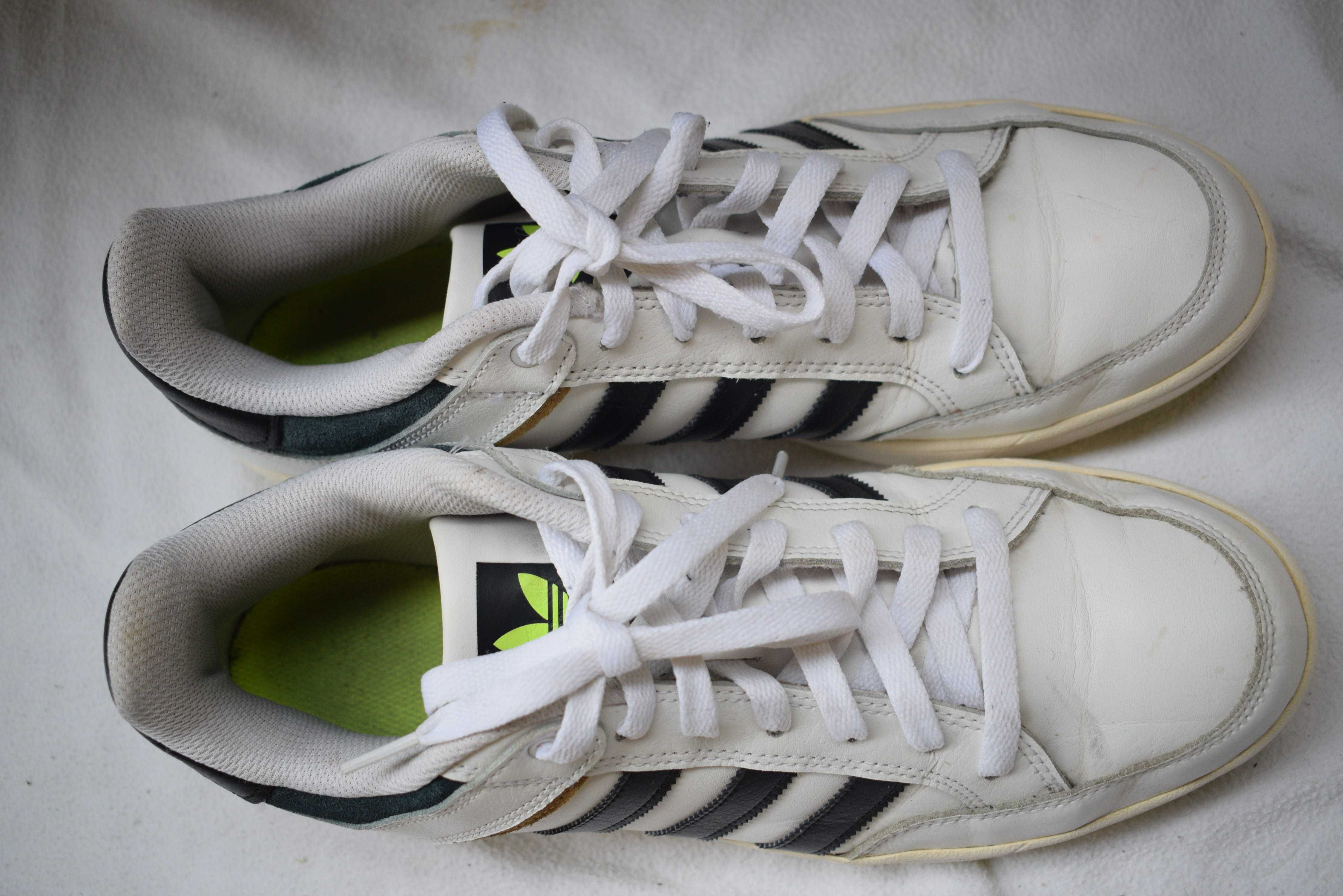 кожаные кеды туфли слипоны мокасины кроссовки деми Adidas р. 45 29 см