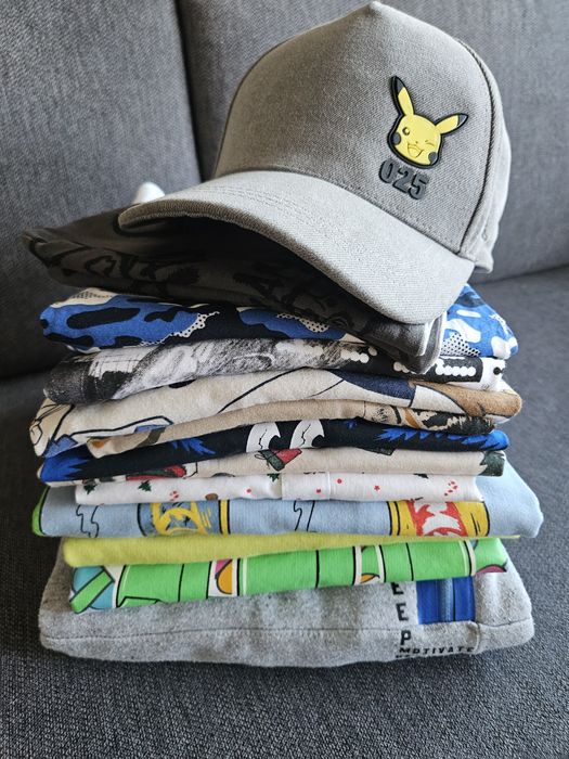 Paczka ubranek chłopięcych w rozm. 122 cm-128 cm