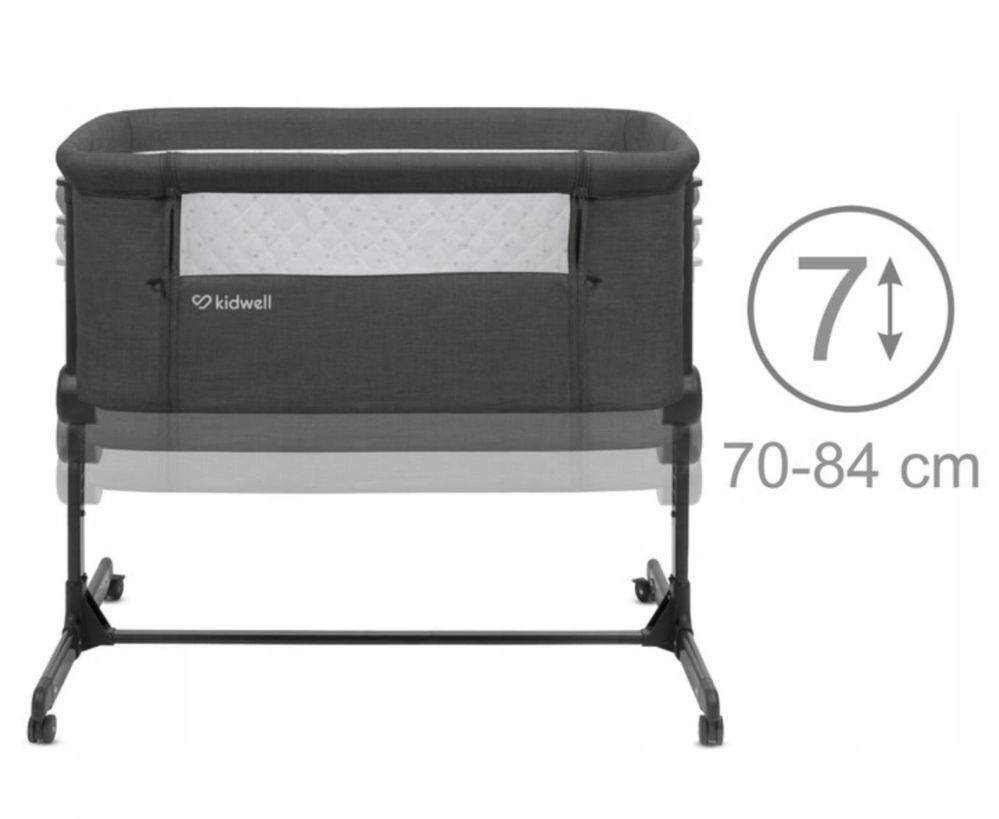 Łóżeczko dostawne turystyczne KIDWELL SNUZZY + materac 3w1