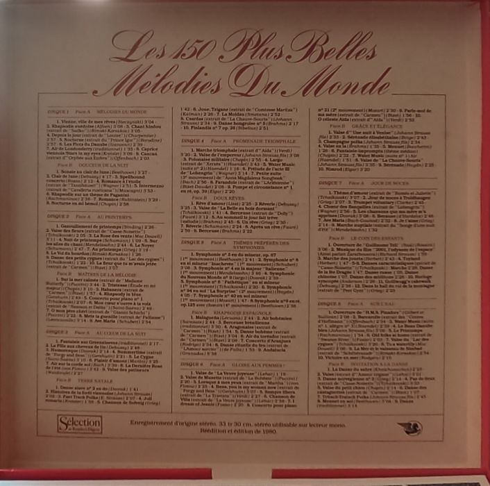 Les 150 plus belles melodies du monde