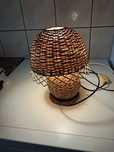Lampka nocna wiklinowa