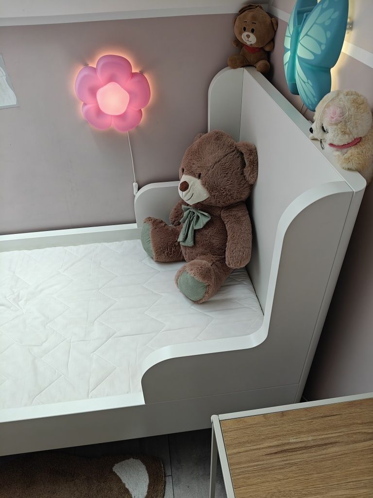 Łódź Łóżko IKEA Busunge dla dzieci Rozsuwane Rosnące