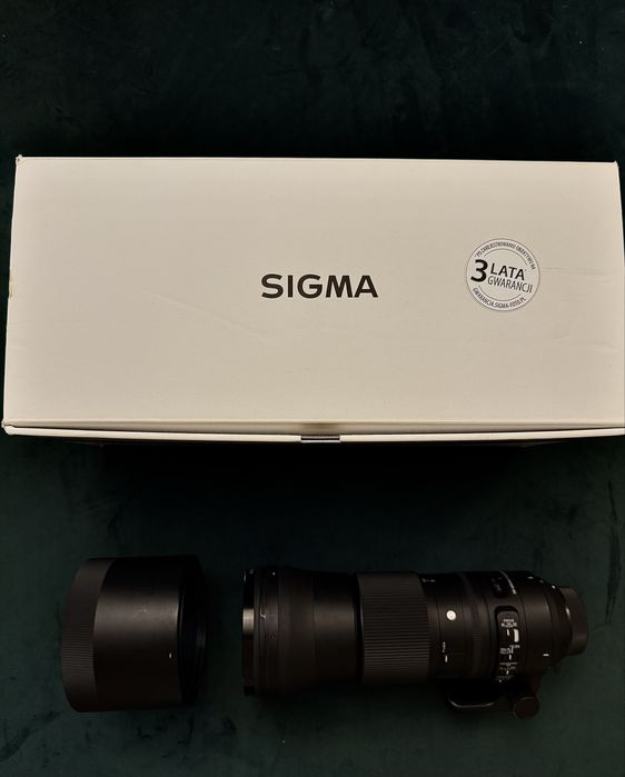 Sigma 150-600mm f/5-6.3 DG- nikon F- stan idelany* filtr + pokrowiec