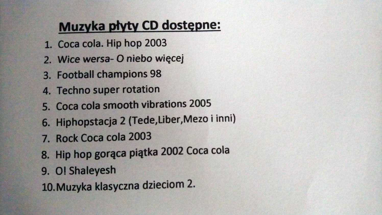 Rock plyta coca cola 2003 MTV