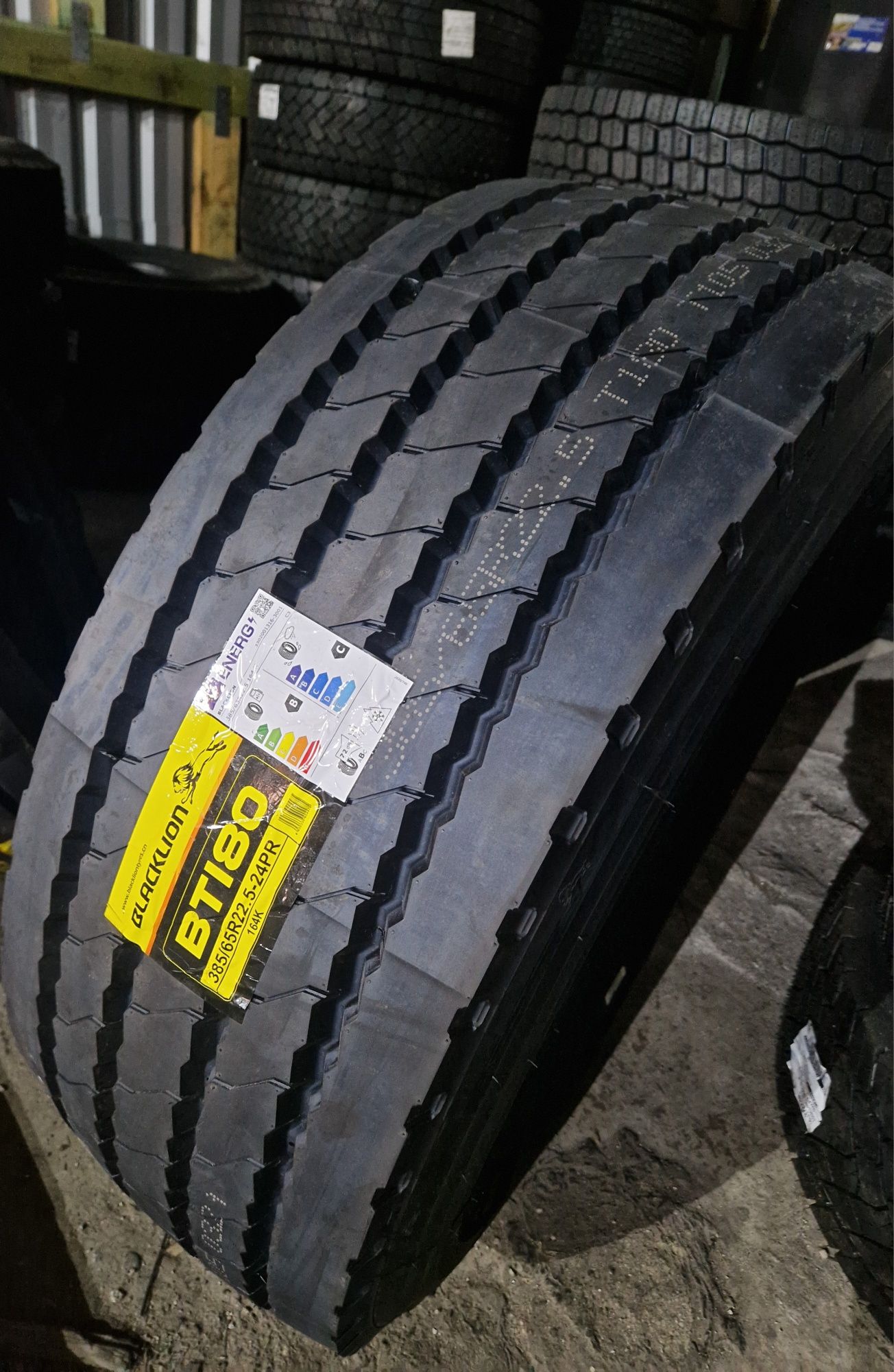 Nowe opony 385/65R22,5 Blacklion Naczepa Wzmacniana
