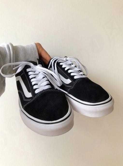 Кеды Vans Old Skool Black White 36-45 ванс олд скул Обнова Весны