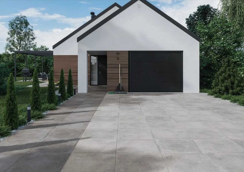Płytka Gresowa Tarasowa Danzig  White II Gat. 60x60 x2cm Zoya