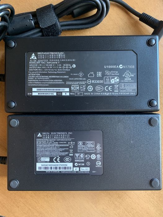 Блок Питания Ноутбука Gigabyte AERO AORUS 19.5V 9.23A 11.8A 180W 230W