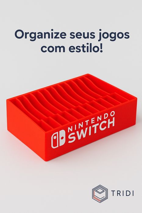 Rack para Cartões de Jogos Nintendo Switch