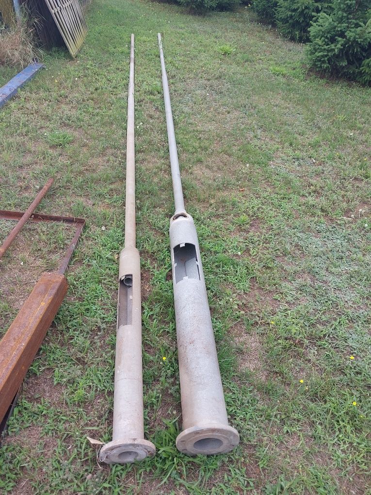 Słupy pod oświetlenie, kamery-2 sztuki