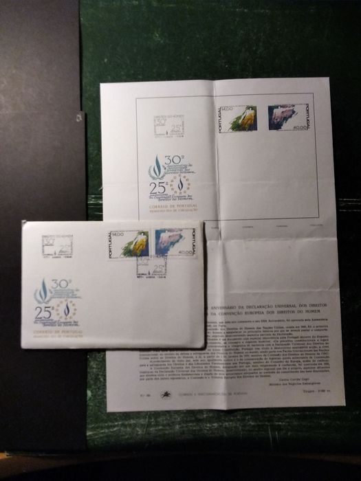 1978 30° Aniversário  Declaração Universal Dos Direitos Homem MNH **