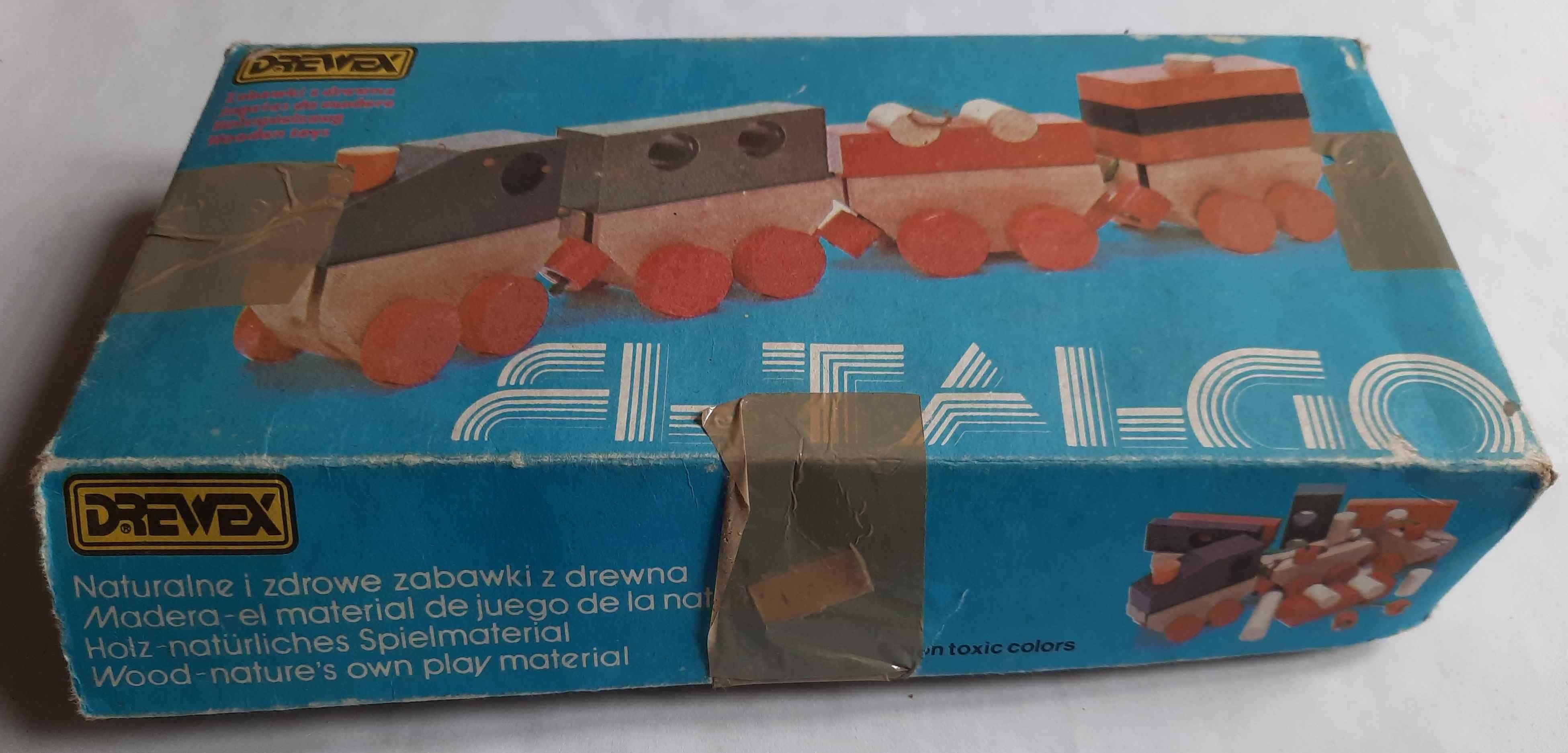 Klocki z drewna Drewex Vintage Prl