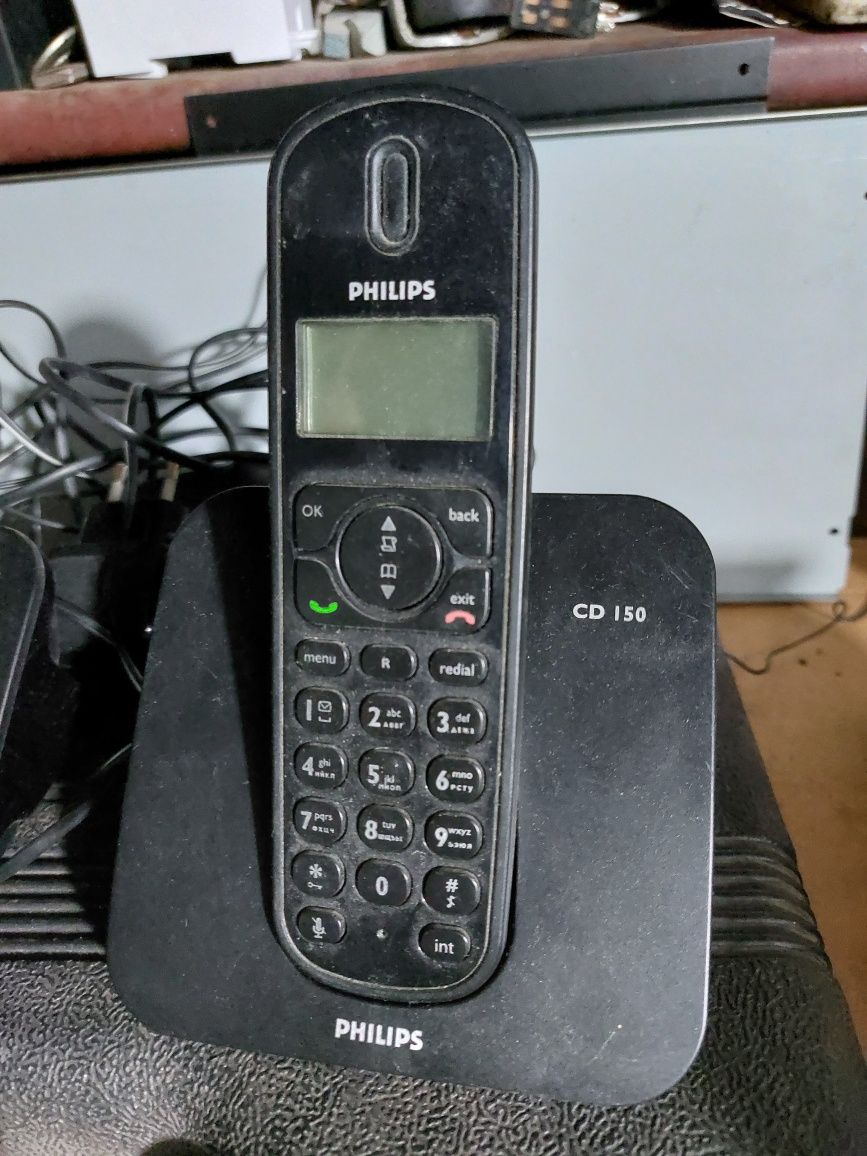 Телефон стационарный беспроводной Phillips cd150
