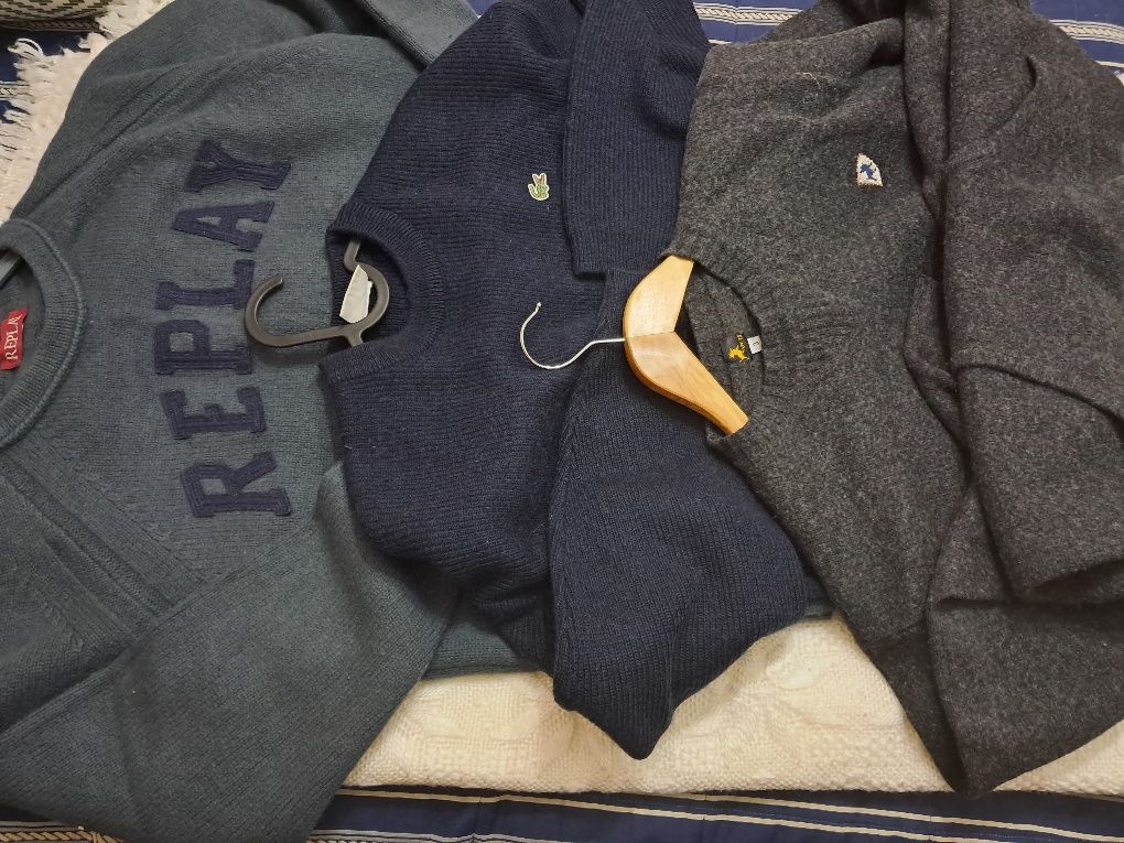 7€ Blusao pull e bear, malhas e pólos