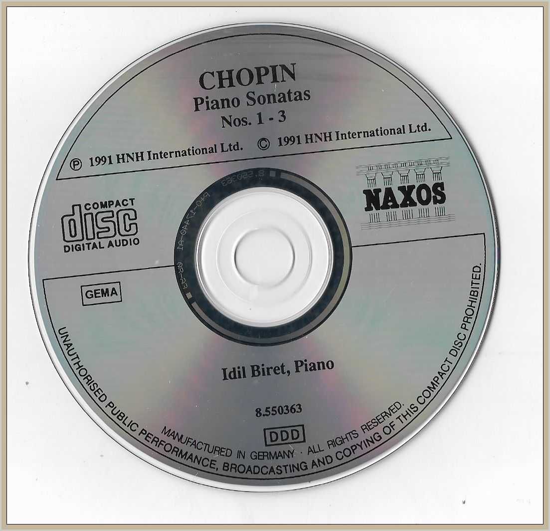 Chopin, Idil Biret – Piano Sonatas No.1, Op. 4 * No. 2, Op. 35, etc.