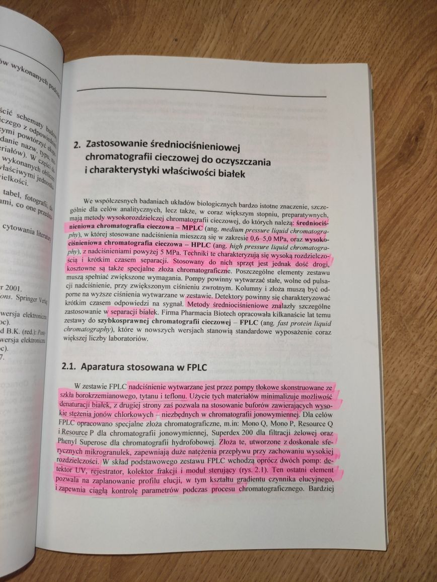 Instrumentalne metody badania struktury i aktywności biomolekuł