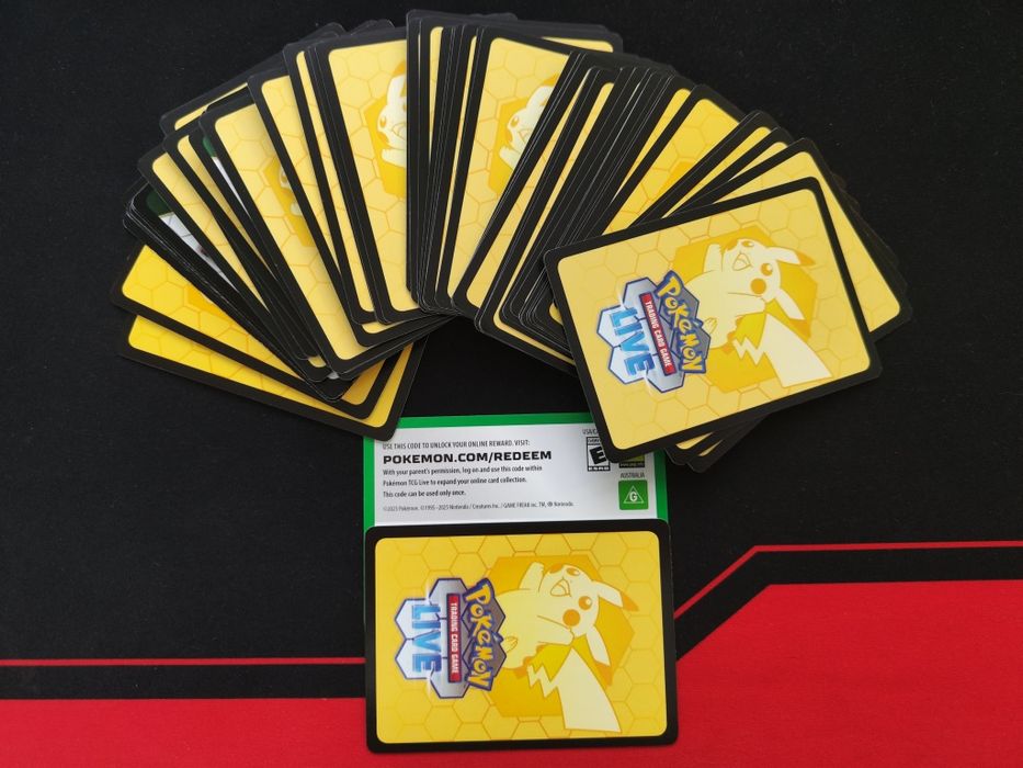 56 códigos por ativar para Pokémon TCG Live