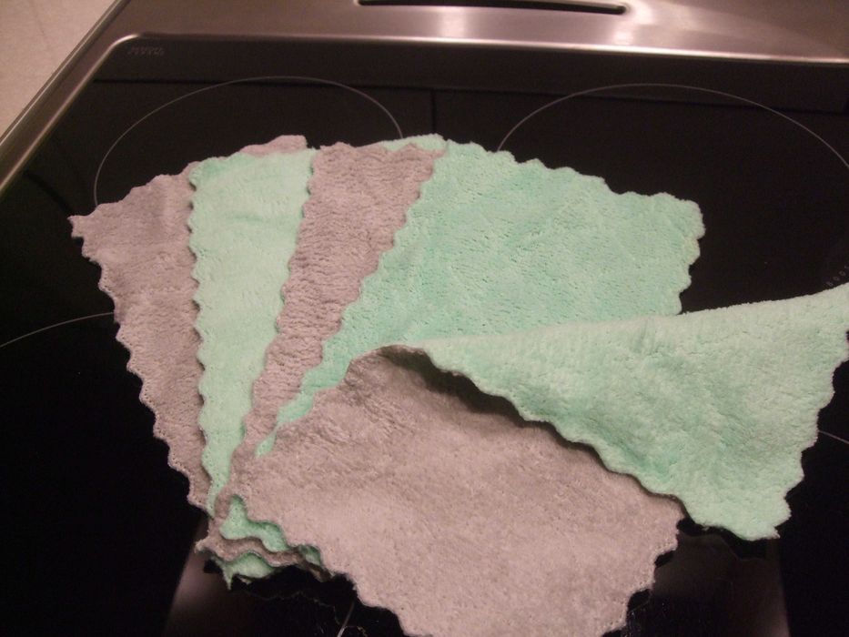 ŚCIERKA ŚCIERECZKA do SPRZĄTANIA mycia 23x13 cm Miękka Chłonna 5 szt.