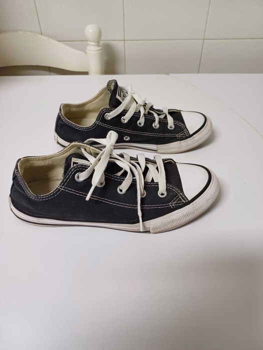 Ténis Converse All Star Brancos e pretos Nº35