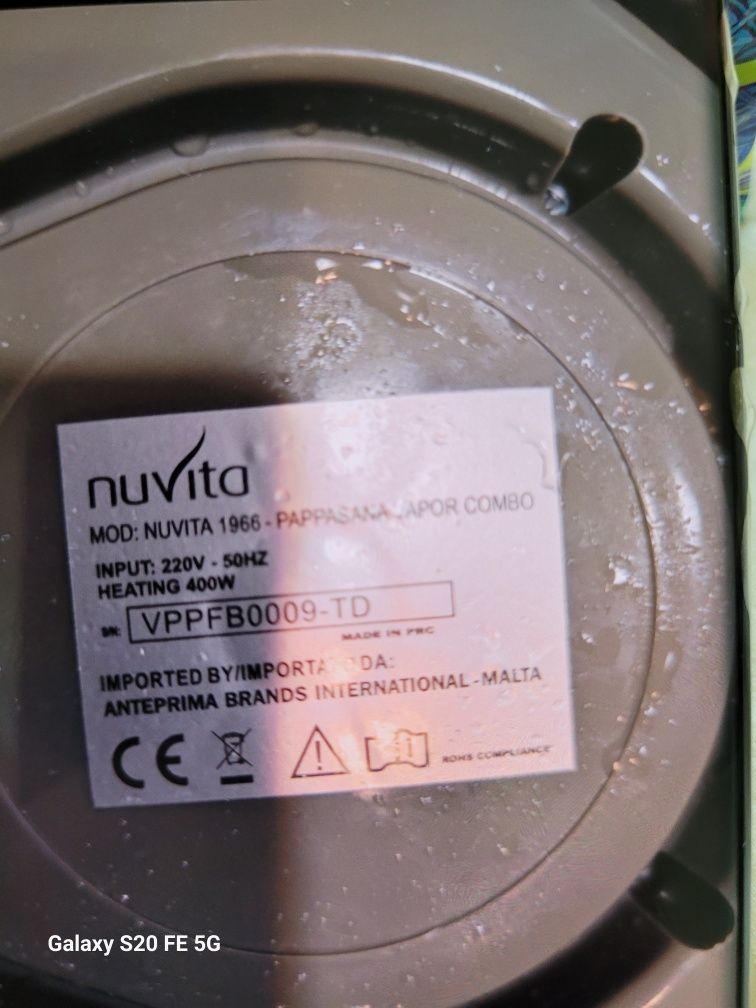 Продам блендер пароварка Nuvita