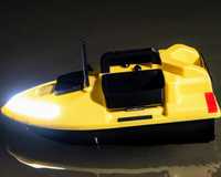 Nowa Łódka Zanętowa GPS V020 FLYTEC 12ah kolor żółty FLUO !