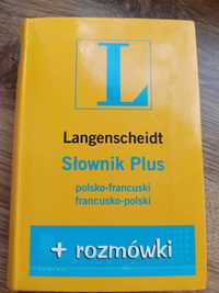 Słownik Plus polsko-francuski francusko-polski Langenscheidt