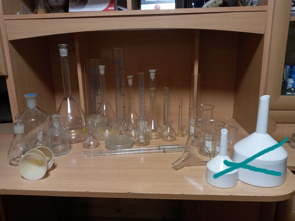 Продам лабораторний посуд виробництва  GDR