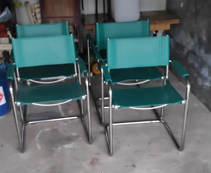 Fotel insp.proj.M.Stam lata 80. Bauchaus